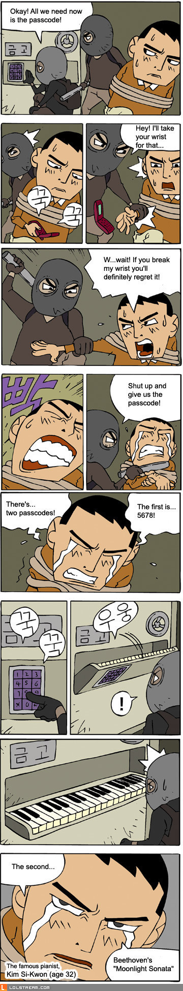 Give us the passcode!