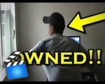 Funny Pranks - Computer Scare Prank!