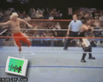 Goes for the ropes.....