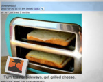 Grilled cheese fail