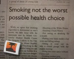 Smoking Not Worst Health Choice