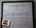 Cash 4 Gold Letter