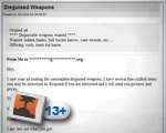 Disguised Weapons
