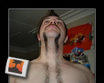 Nipple hair moustache