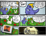 Get out of my roses!