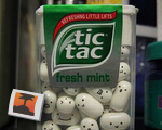 Tic Tacs with faces