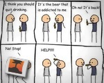 Beer addiction