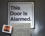 This Door Is Alarmed.